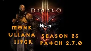 Diablo III Monk Uliana 119gr (Season 23 Patch 2.7.0)