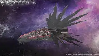 Proteus Animation - Apyeron Hederetus Class (Organic Titan)