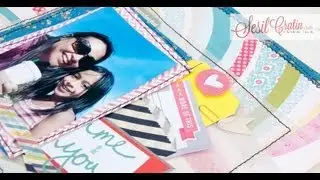 Scrapbook Process - Start to finish - Layout 