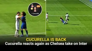 Marc Cucurella almost gets into a fight with Nicol&ograve; Barella I Chelsea vs Inter