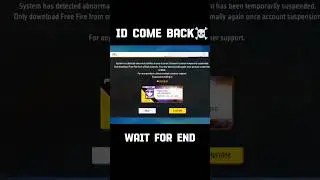 FREE FIRE ID UNSUSPEND | DONT MISS THIS VIDEO😨😱 #shorts #fftamil #vtgmaster #freefiretamil