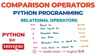 Comparison Operators in Python