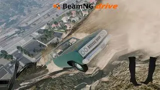 DESAFIO DO ESCORREGADOR: PILOTANDO DE BOTA ZARA (BEAMNG.DRIVE)