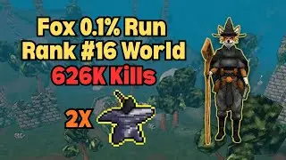 Megabonk 0.1% Fox Run - Rank 16 World - 626K Kills - Double Anvil - Patch 1.0.19