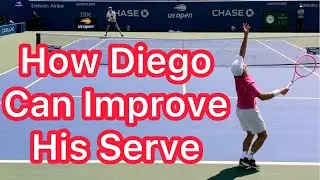How Diego Schwartzman Can Improve His Serve (Tennis Technique Explained)