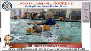 Backstroke Swim Drill for Beginner Preschoolers
