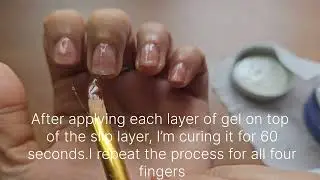 Prep Natural Nails + Gel Base for Strength | Thin Coat Regular Polish Application