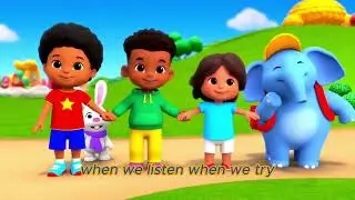 Sunny Playtime Parade 🌈 | Fun Kids Song | Happy Dancing Music for Children
