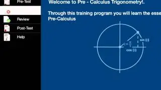 Pre-Calculus Trigonometry Tutor Mobile App Demonstration Video