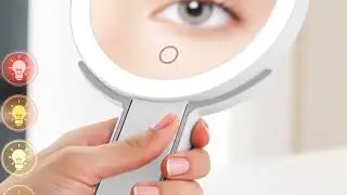 30X Lighted M4agnifying Makeup Mirror &ndash; Portable Hanging & Handheld Travel Mirror by MIYADIVA