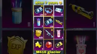 1370+ Classic crates Opening pubg mobile I got M416 glacier after 7 years 🥹 #pubgmobile ❄️