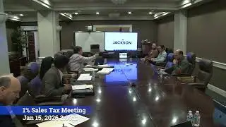 1% Sales Tax Meeting Jan 14, 2026