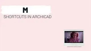 ArchiCAD: Keyboard Shortcuts - M