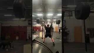 Push jerk single at 215 #shorts one push been with 215 pounds or 97 kilos Olympic lifting strength