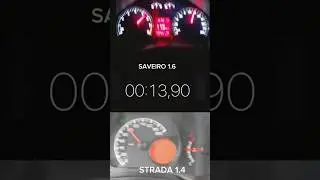 SAVEIRO X STRADA |TOP SPEED/BATALHA DE ARRANCADA