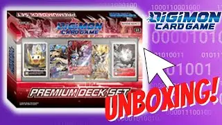 Unboxing the NEW Digimon Premium Deck Set!