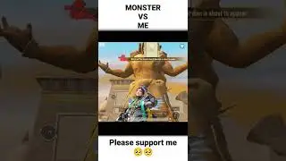 MONSTER PHARAOH VS ME #monster #pharaoh #bgmi #short