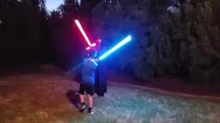 Proffieboard Neopixel Lightsaber Localized Lockup effect simple demo