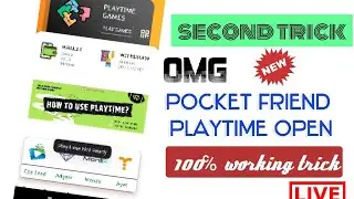pocket friend app playtime game not opening 100℅ problem solved full real vedio