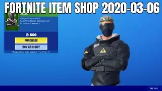 Verge skin is back - Fortnite Item Shop (2020-03-06)