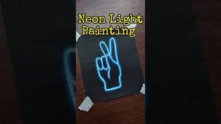 How To Draw Neon Effect #shorts #shortsfeed