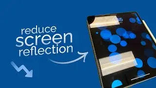 Как уменьшить отражение на экране iPad (урок)