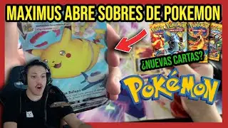 Maximus abre Cartas POKEMON con Darizard