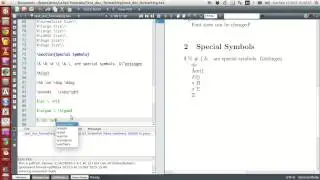 LaTeX Programming : 021 : Special Symbols Part 1 of 2