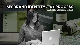 My Full Brand Design Process | Matcha Brand | REAL LIFE CLIENT 