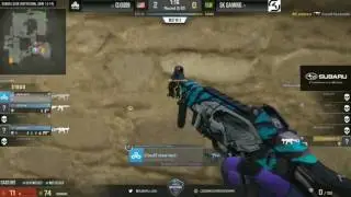 coldzera 1v4 clutch vs Cloud9 [ Subaru Invitational 2017 ]