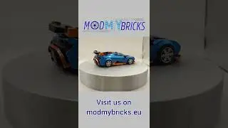Lego Speed Champions Custom Wheel Covers Christmas Snowflake #lego #legomoc #legocustom #christmas