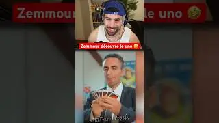 Zemmour is playing Uno, it's going badly 🤣😭