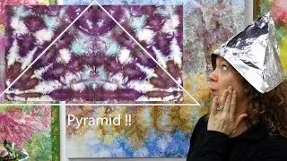 How to Ice Dye a Pyramid - Like Magic!