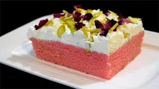Rose Cake Recipe | Eggless Rose Cake | Trending Rose Cake Recipe | Simple Rose Cake Recipe |