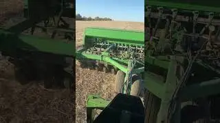 Drilling rye #farming