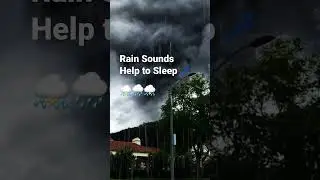 ⚡️⛈️ RAIN & THUNDER Sounds HELP to SLEEP #RainSoundsForSleeping #HeavyRainSounds #SleepingSounds