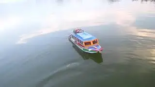 authentic homemade Rc wooden speedboat ( Remote Control) rc boat palembang indonesia 003