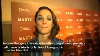 Andrea Delogu e Francesco Montanari alla première di Marte, la serie tv