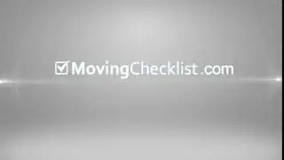 Apartment Moving Checklist