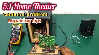 how to repair 5.1 home theater.home theater humming problem.5.1 home theater repair.