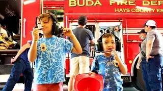 Epic Adventure with Fire Trucks and Ambulances in Buda, Texas!