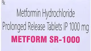 METFORM SR-1000 Tablet ki Puri jankari ।। Janiye labh।। Side effects।। Metformin ।।
