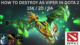 Viper Makes the Game Unplayable | High Damage Dota 2 Gameplay