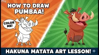 Pumbaa Sketch from Hakuna Matata | Disney Drawing