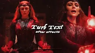 Turbulent Displace Text In After Effects!