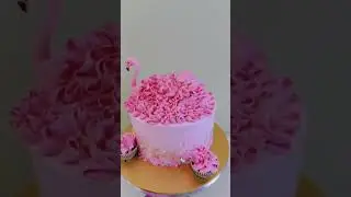 Easy Flamingo Cake Decorating Tutorial for Beginners 💞|Simple Cake Decorationg Tutorial Ideas|#viral