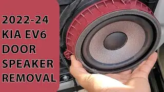 How To Remove 2022-2024 KIA EV6 Door Speaker. Meridian Surround System.