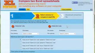 Compare 2 Excel files to find common information