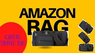 high-grade men's luggage bag 2022 | High-grade Wohlbege Canvas Travel Bag  review | HRN Create