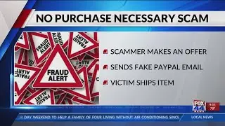 NO PURCHASE NECESSARY SCAM